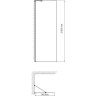 Душевая перегородка WASSERKRAFT ALLER 10H06-RP80 80 см