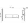 Система инсталляции для унитазов WASSERKRAFT GLAN 66TLT.010.ME.BL.PB03