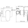 Смеситель для душа WASSERKRAFT WEIDA 3151
